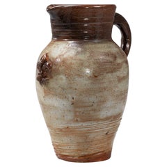 20th Century Belgian Ceramic Pitcher By  G. Losson