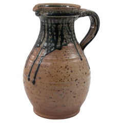 20th Century Belgian Ceramic Pitcher By  G. Losson