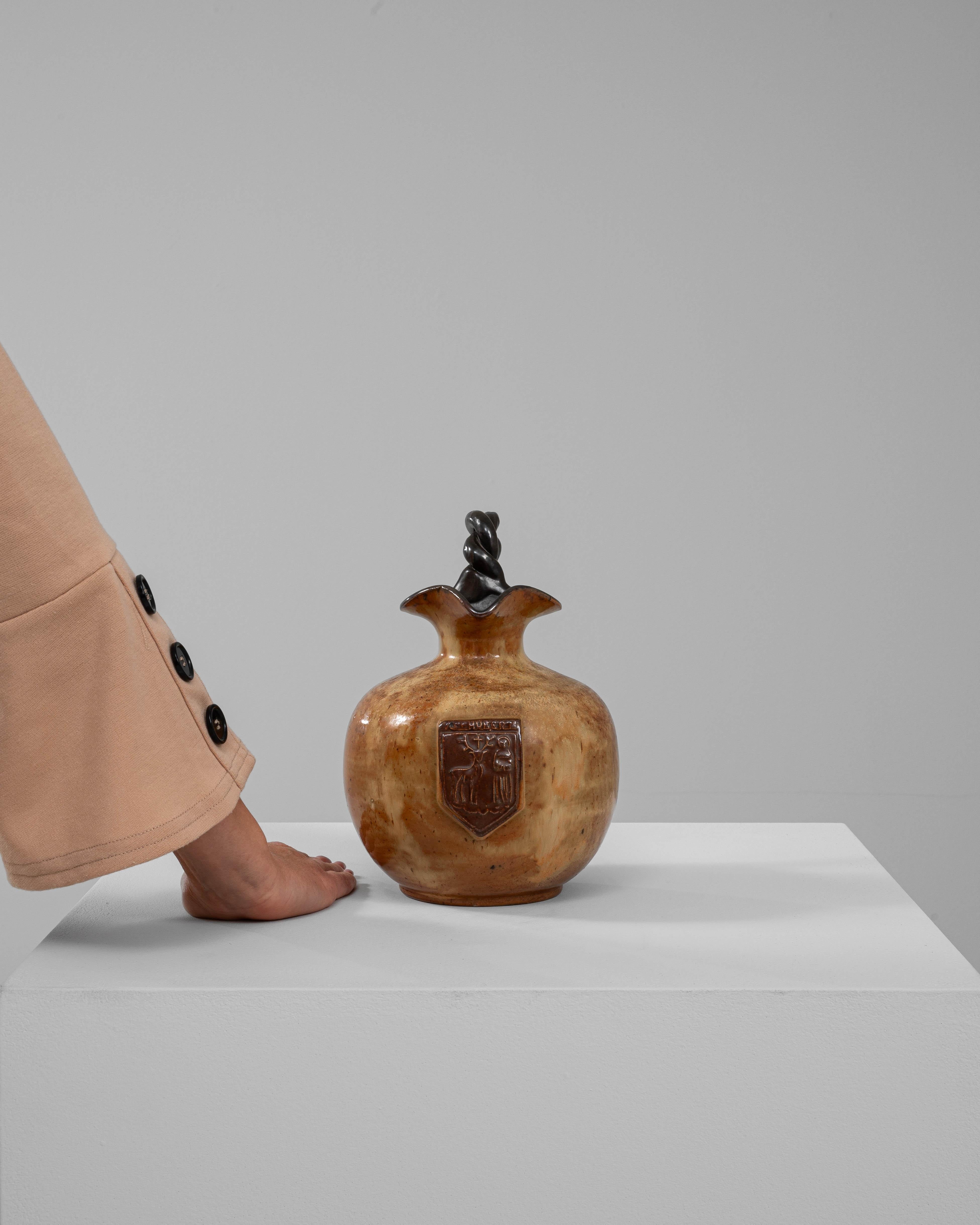 20th Century Belgian Ceramic Pitcher 1