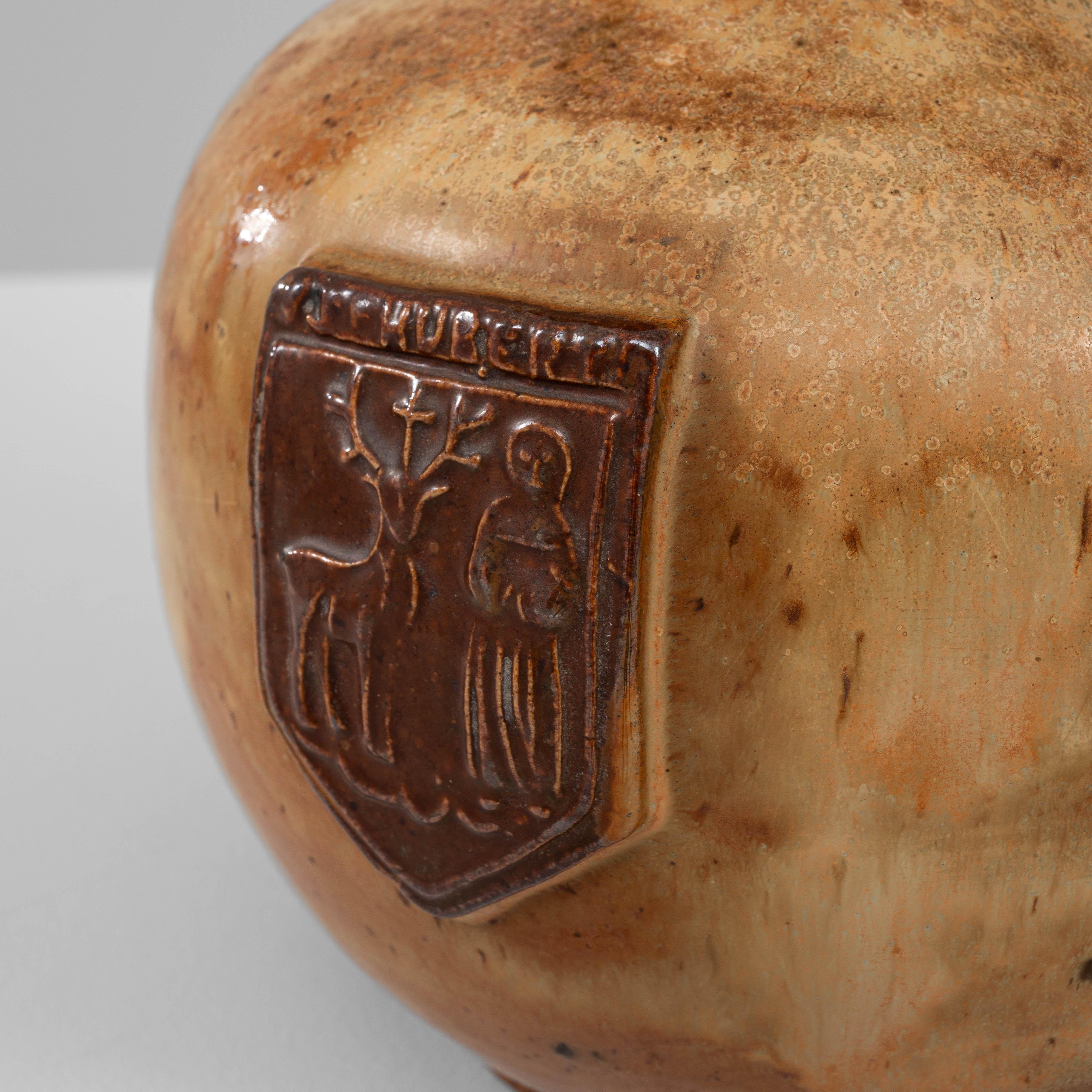 20th Century Belgian Ceramic Pitcher 4