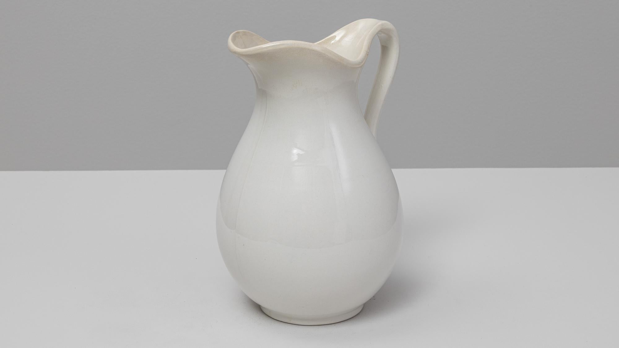 Pichet en céramique belge du 20e siècle en vente 1