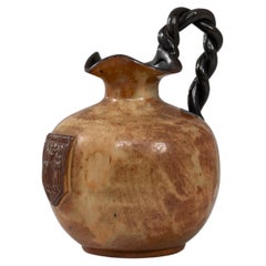 20th Century Belgian Ceramic Pitcher
