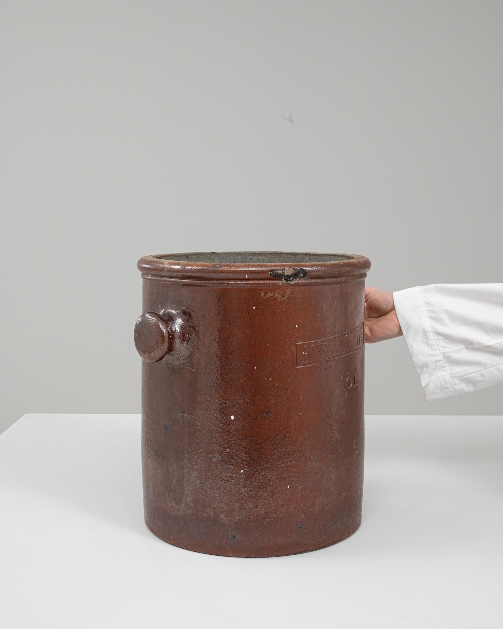 20ième siècle Pot en céramique belge du 20e siècle en vente