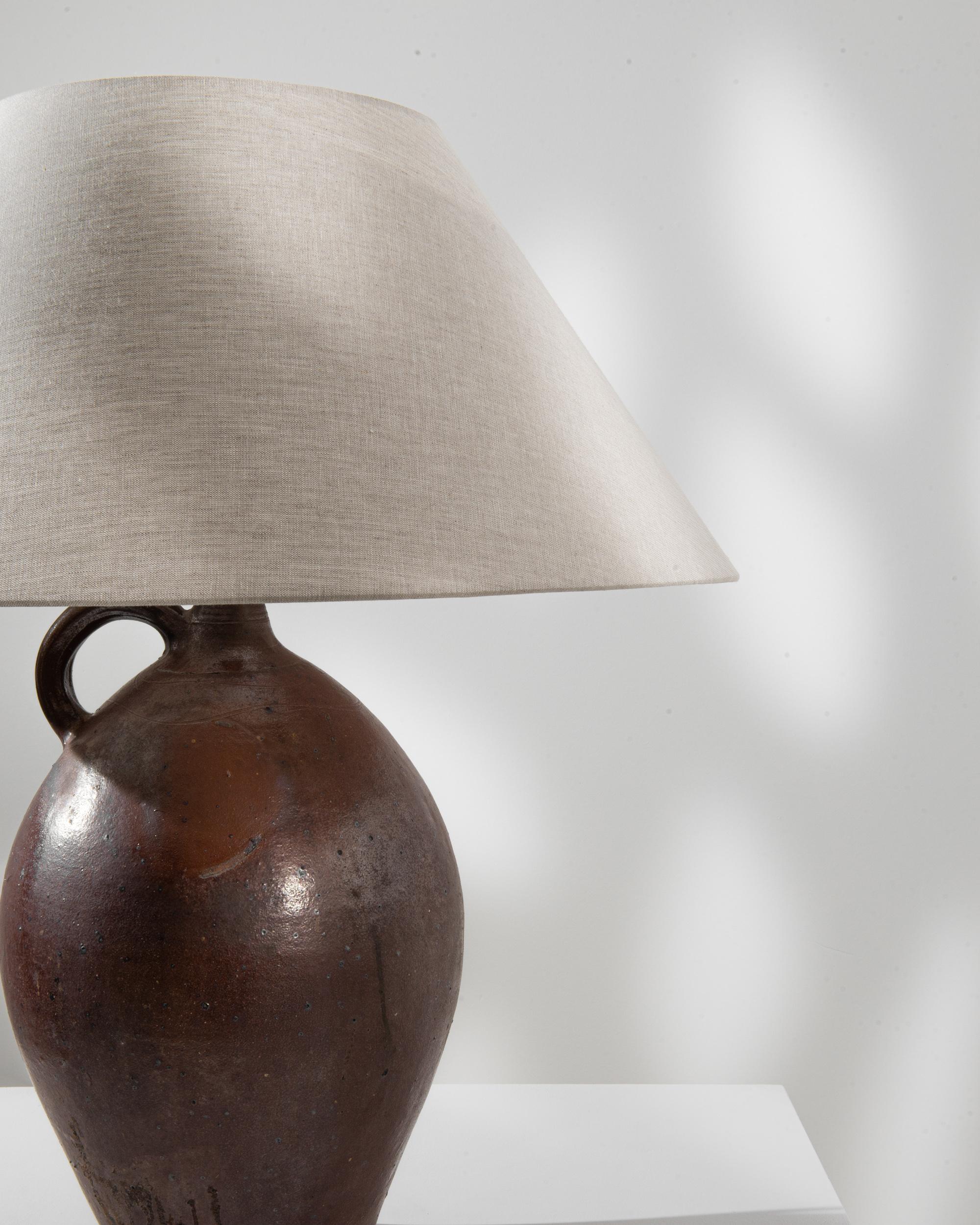 20th Century Belgian Ceramic Table Lamp 3