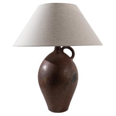 20th Century Belgian Ceramic Table Lamp