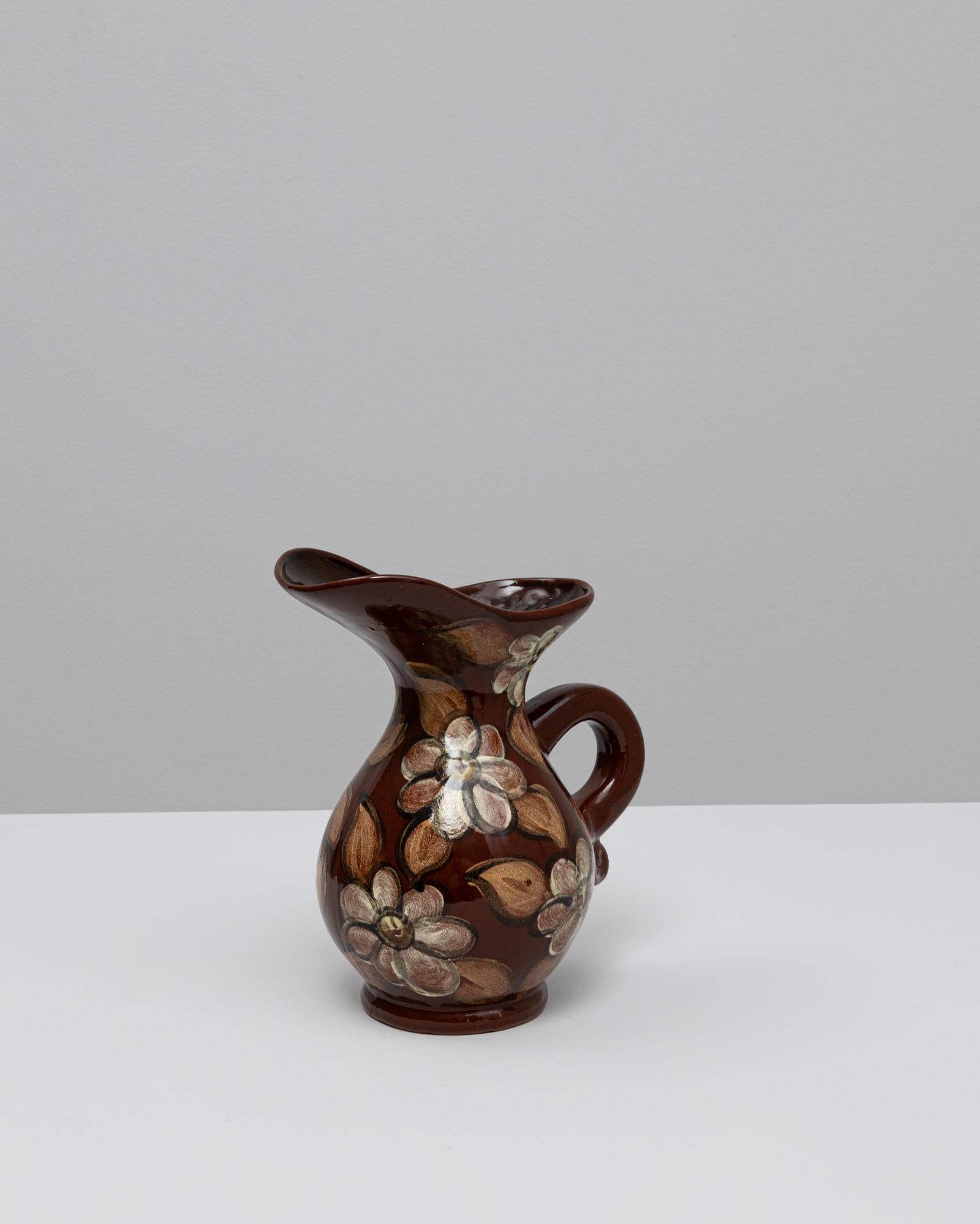 Vase en céramique belge du 20e siècle Bon état - En vente à High Point, NC