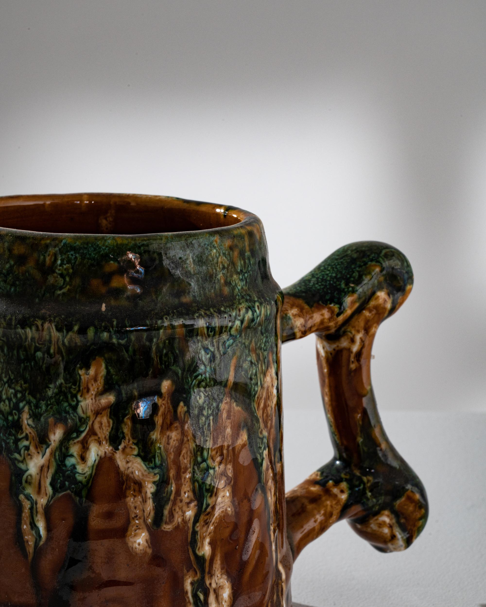 20th Century Belgian Ceramic Vase 2