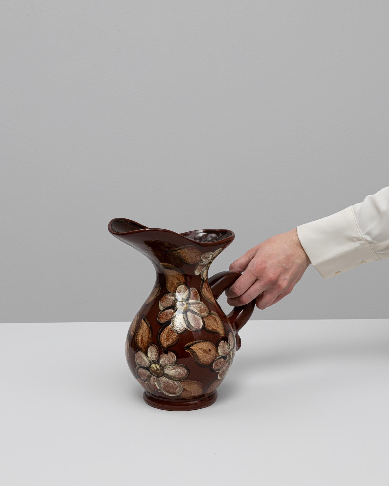 20ième siècle Vase en céramique belge du 20e siècle en vente