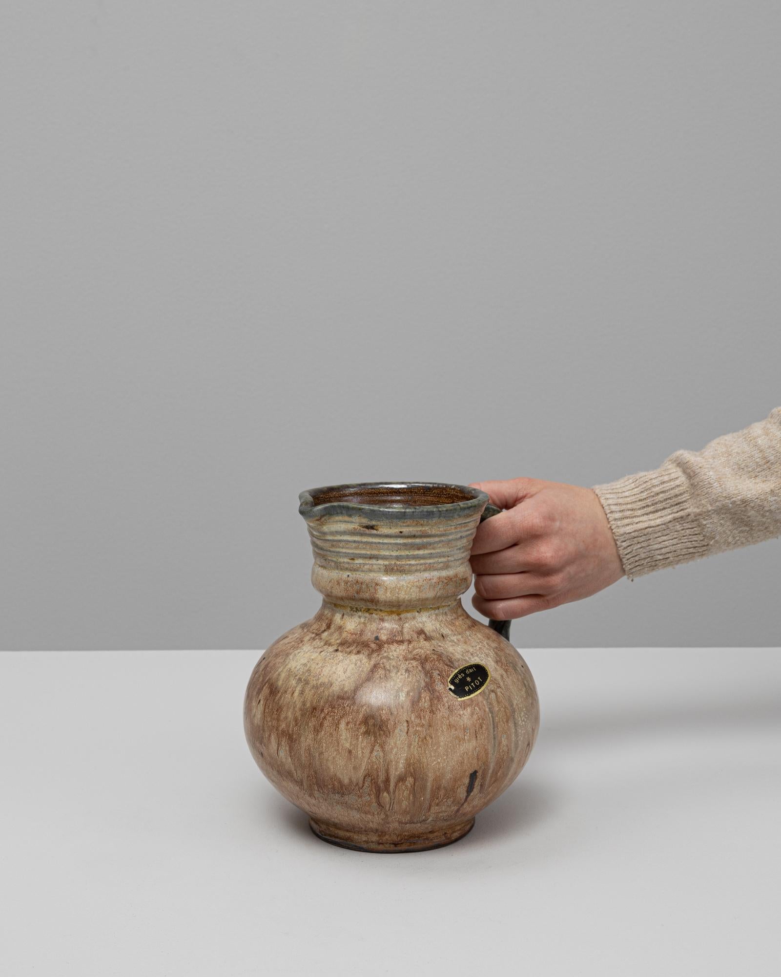 20ième siècle Vase en céramique belge du 20e siècle en vente