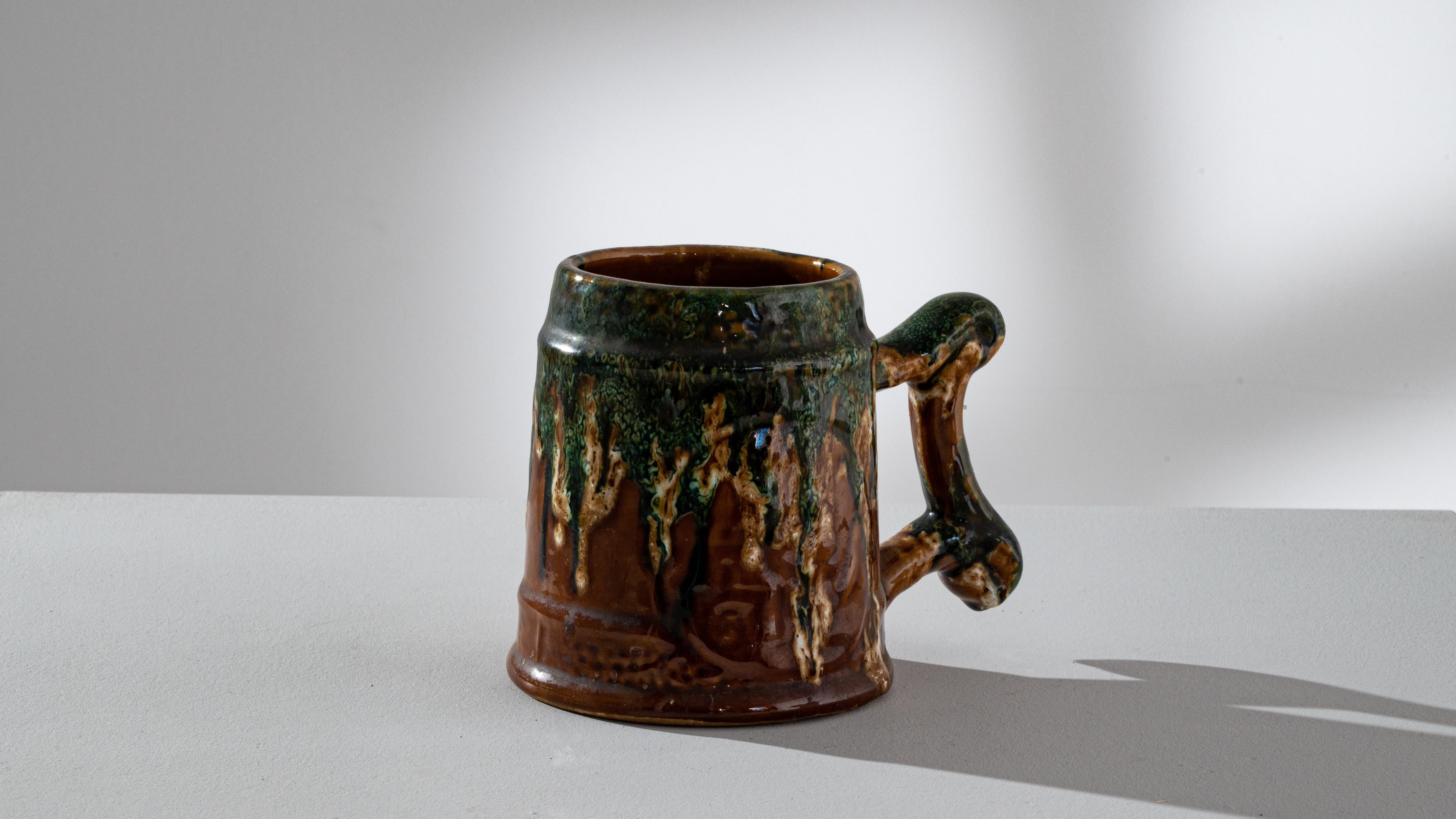 20th Century Belgian Ceramic Vase 3