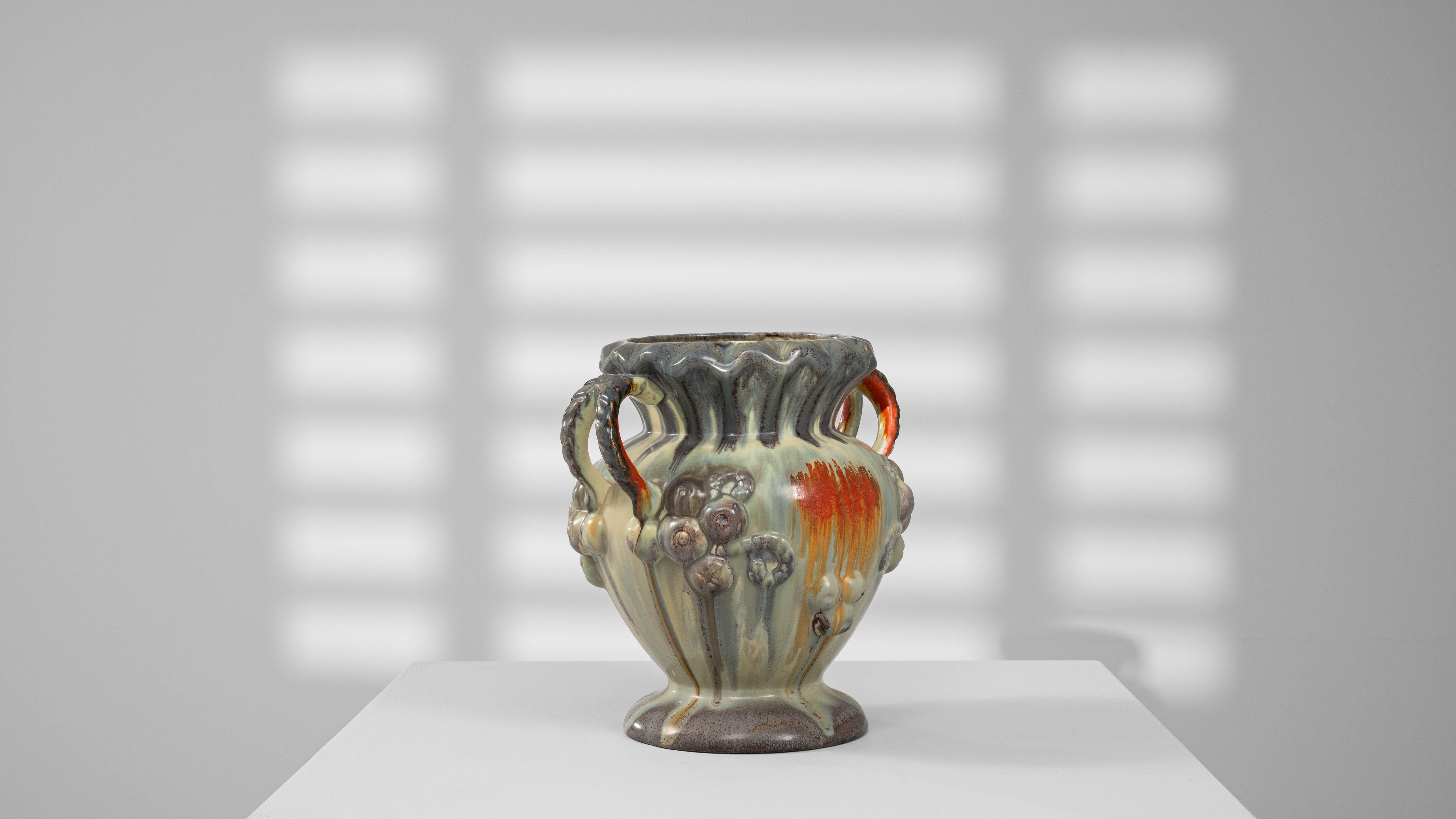 Vaso in ceramica belga del XX secolo in vendita 1