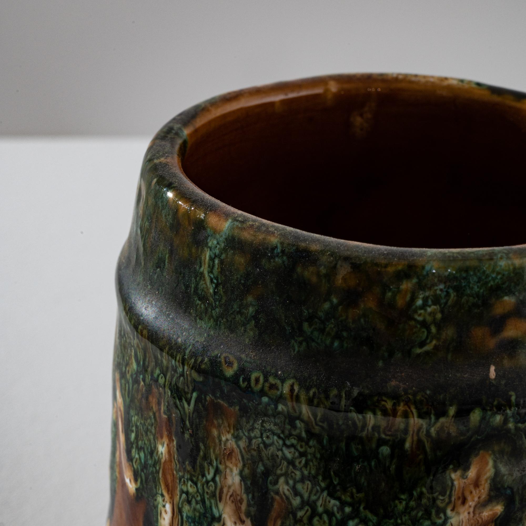 20th Century Belgian Ceramic Vase 4