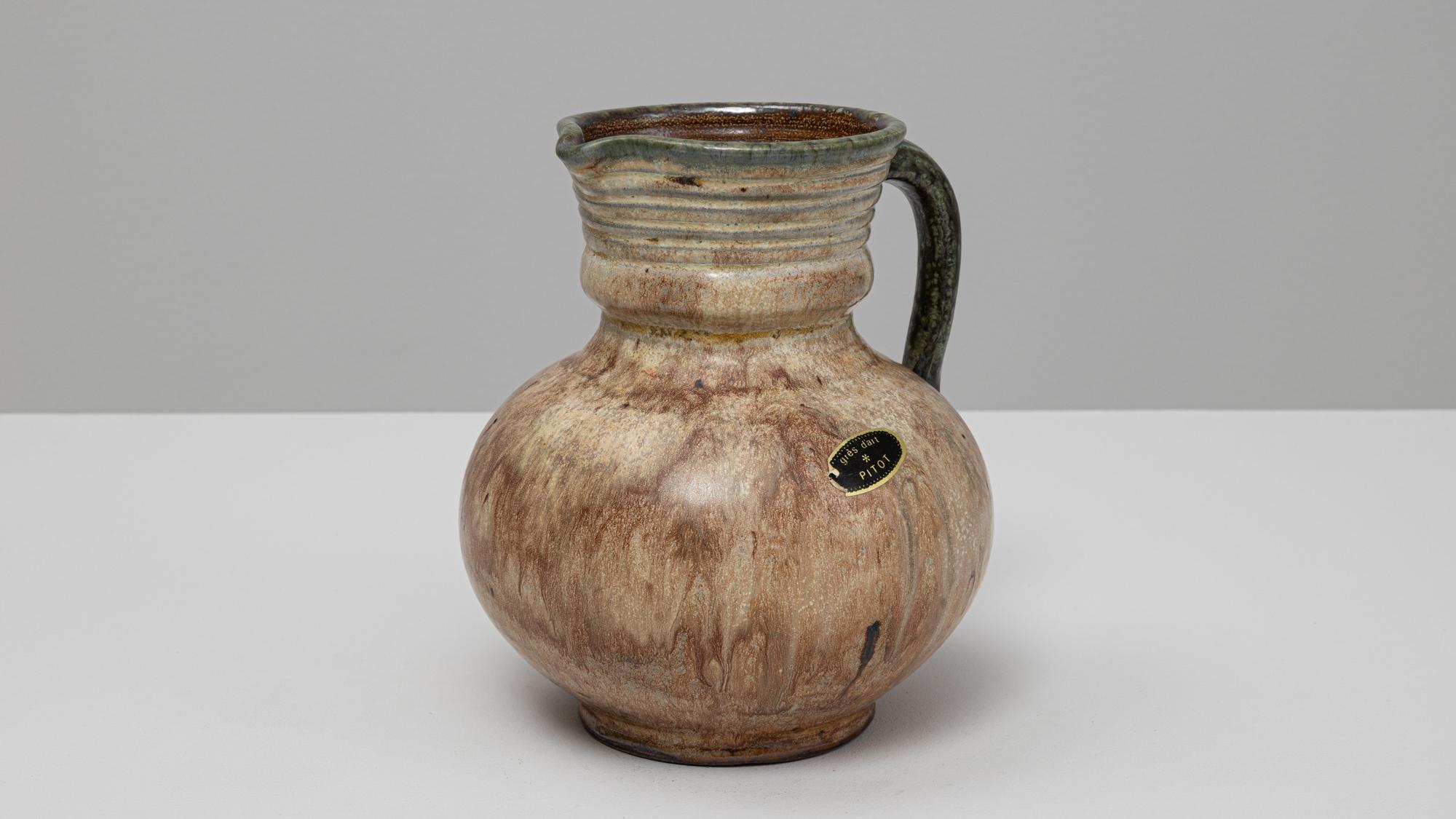 Vase en céramique belge du 20e siècle en vente 1