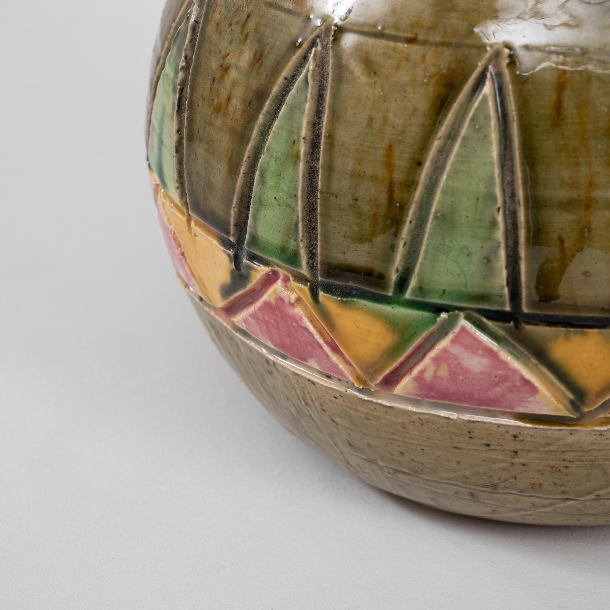 Vaso in ceramica belga del XX secolo in vendita 3