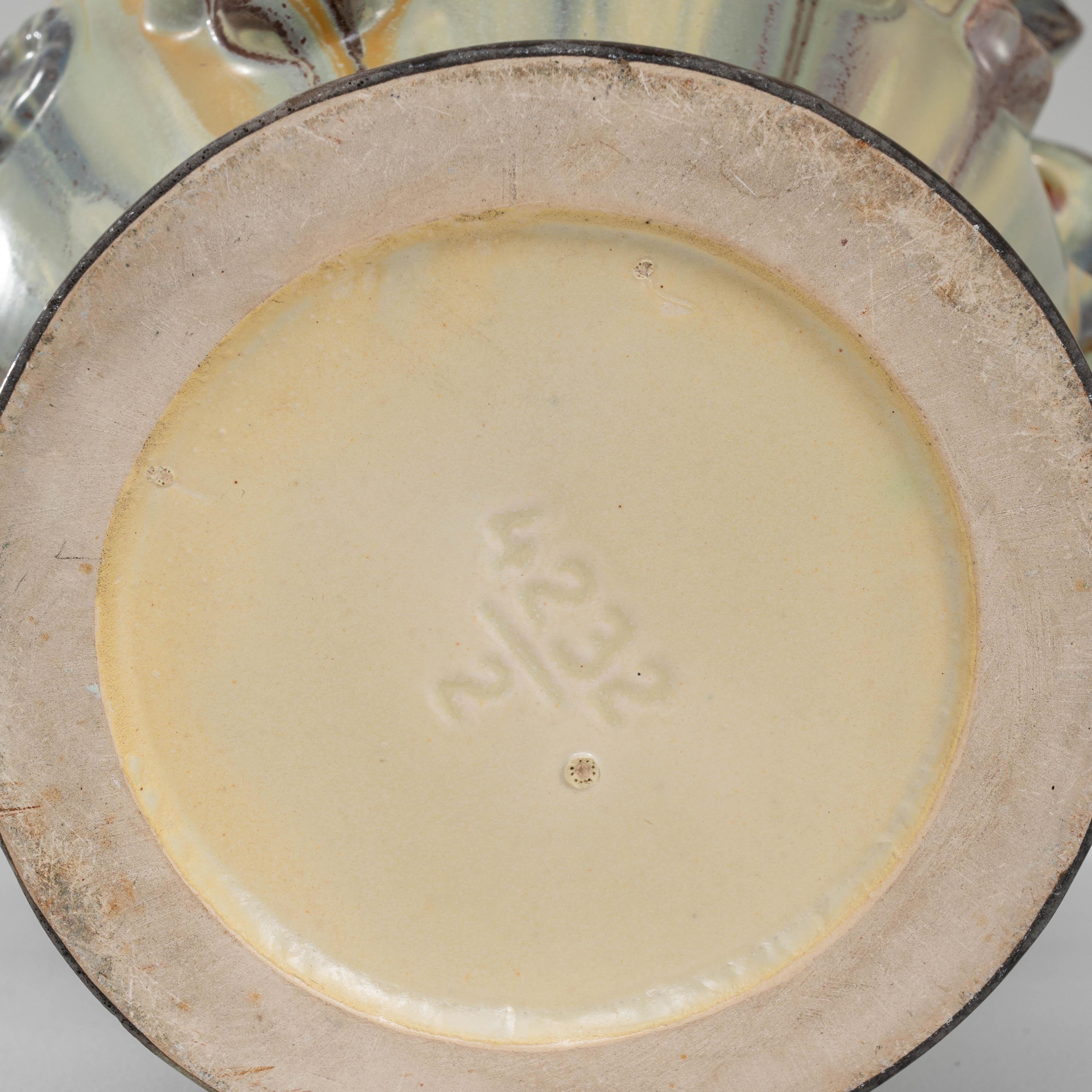 Vaso in ceramica belga del XX secolo in vendita 4