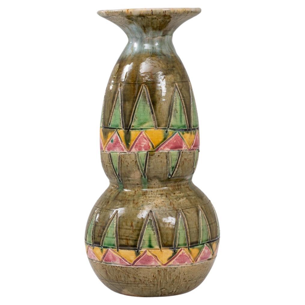 20th Century Belgian Ceramic Vase