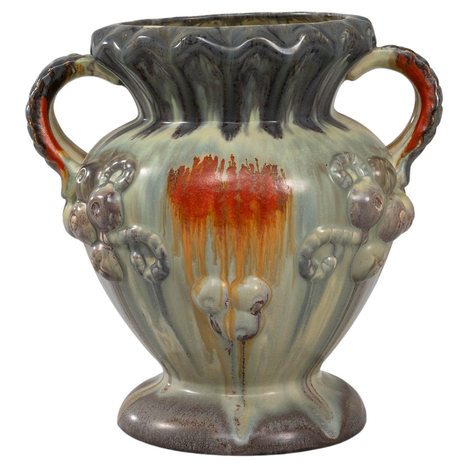20th Century Belgian Ceramic Vase