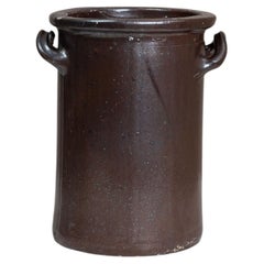 Ciotola da portata in ceramica con motivo a cioccolato belga del XX secolo, design funzionale