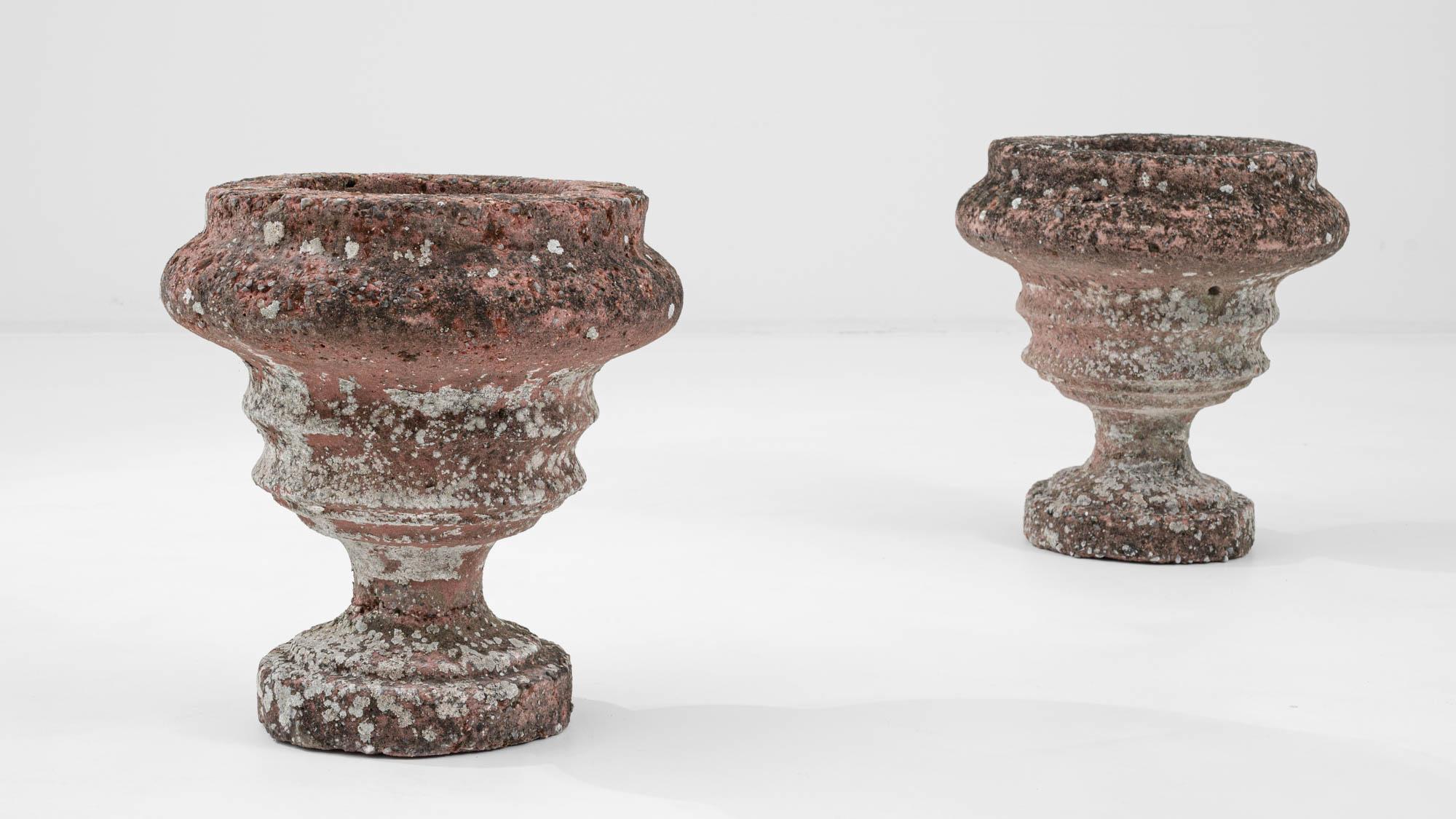 20th Century Belgian Concrete Planters, a Pair  For Sale 3