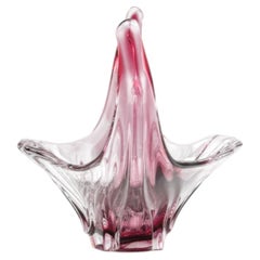 20th Century Belgian Glass Plateau: Functional Antique Serveware