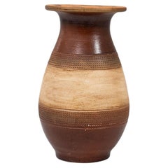 20th Century Belgian Glazed Ceramic Vase - Antique Decorative Object