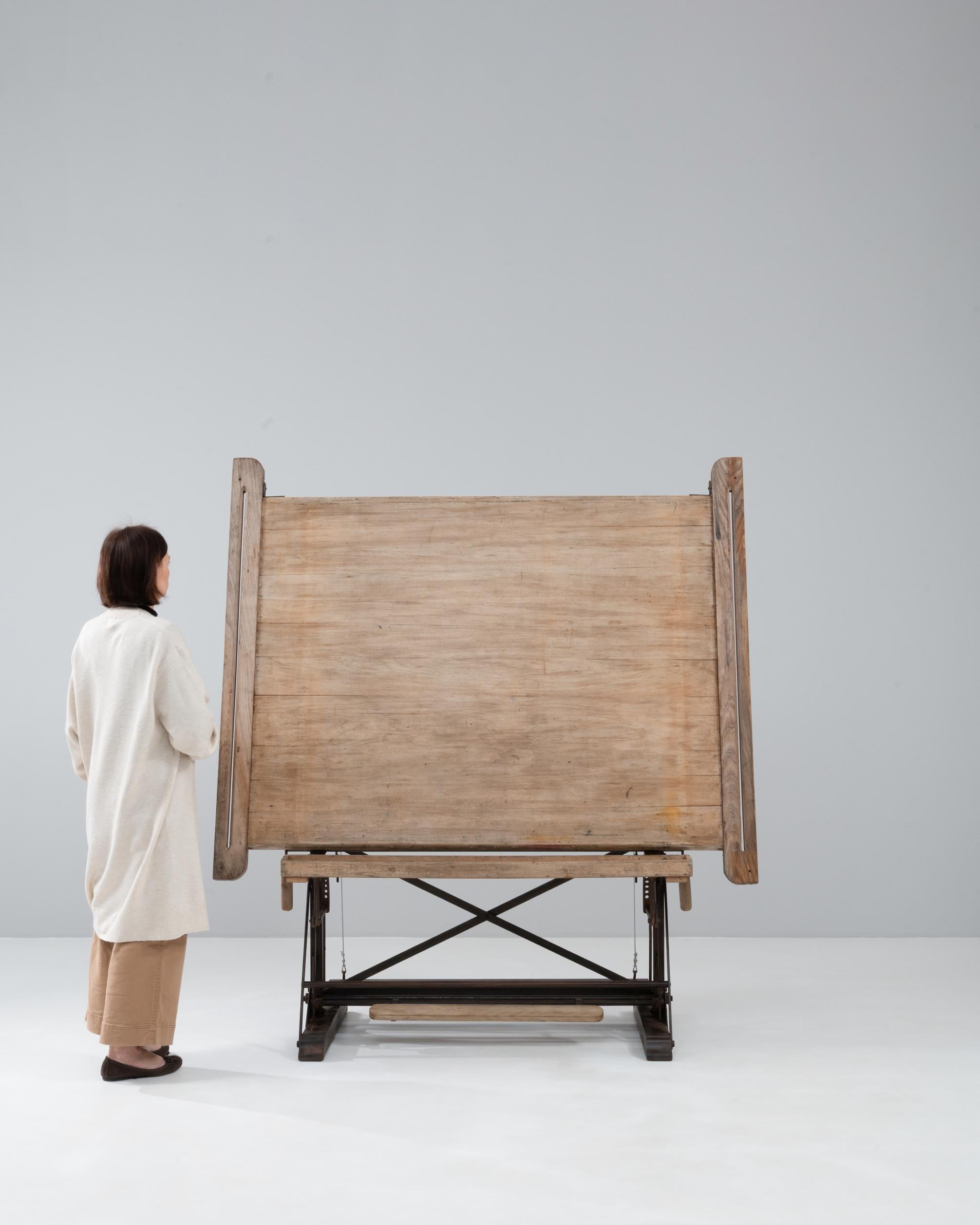 Belge Table à dessin industrielle belge du 20e siècle en vente