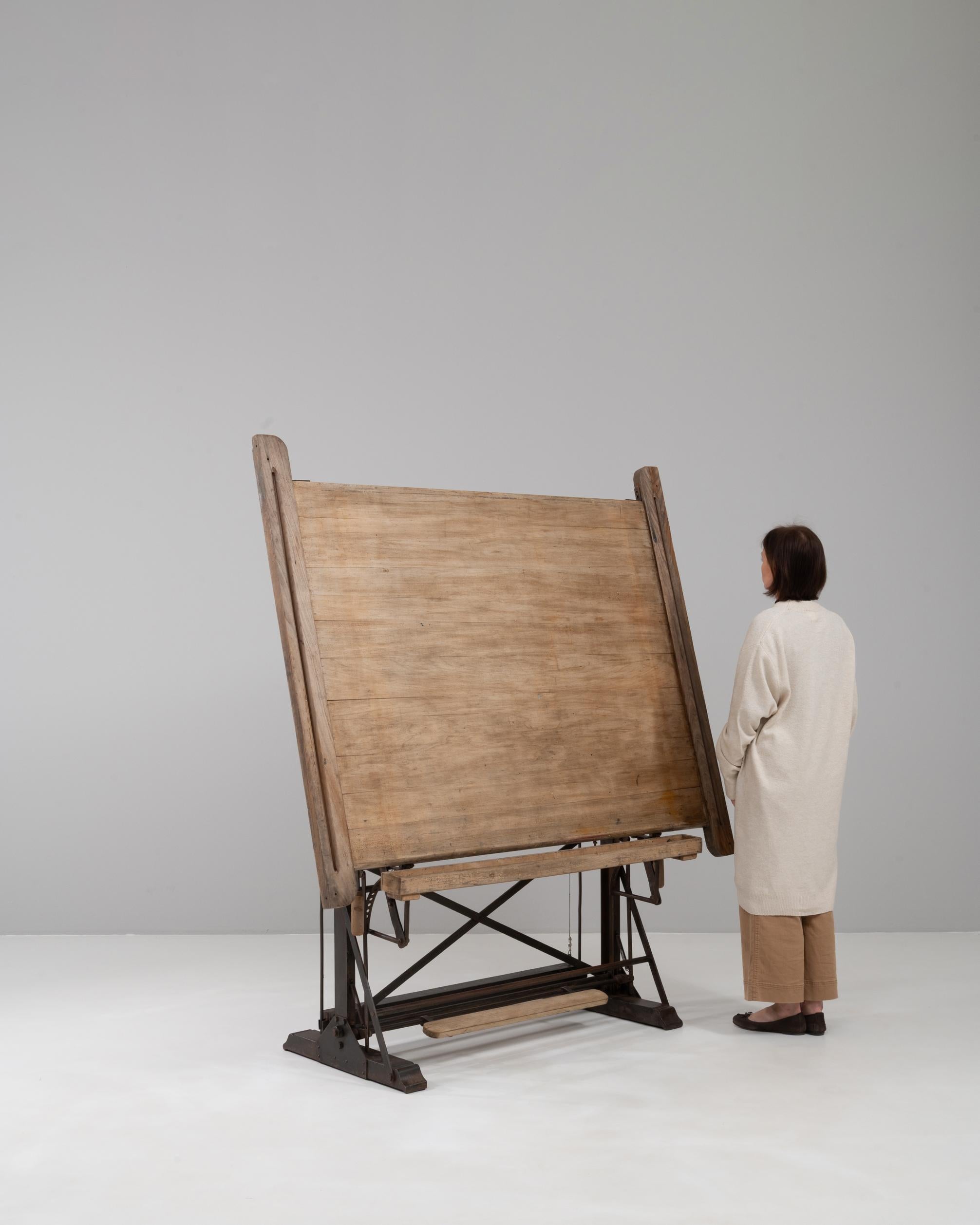 Table à dessin industrielle belge du 20e siècle en vente 2