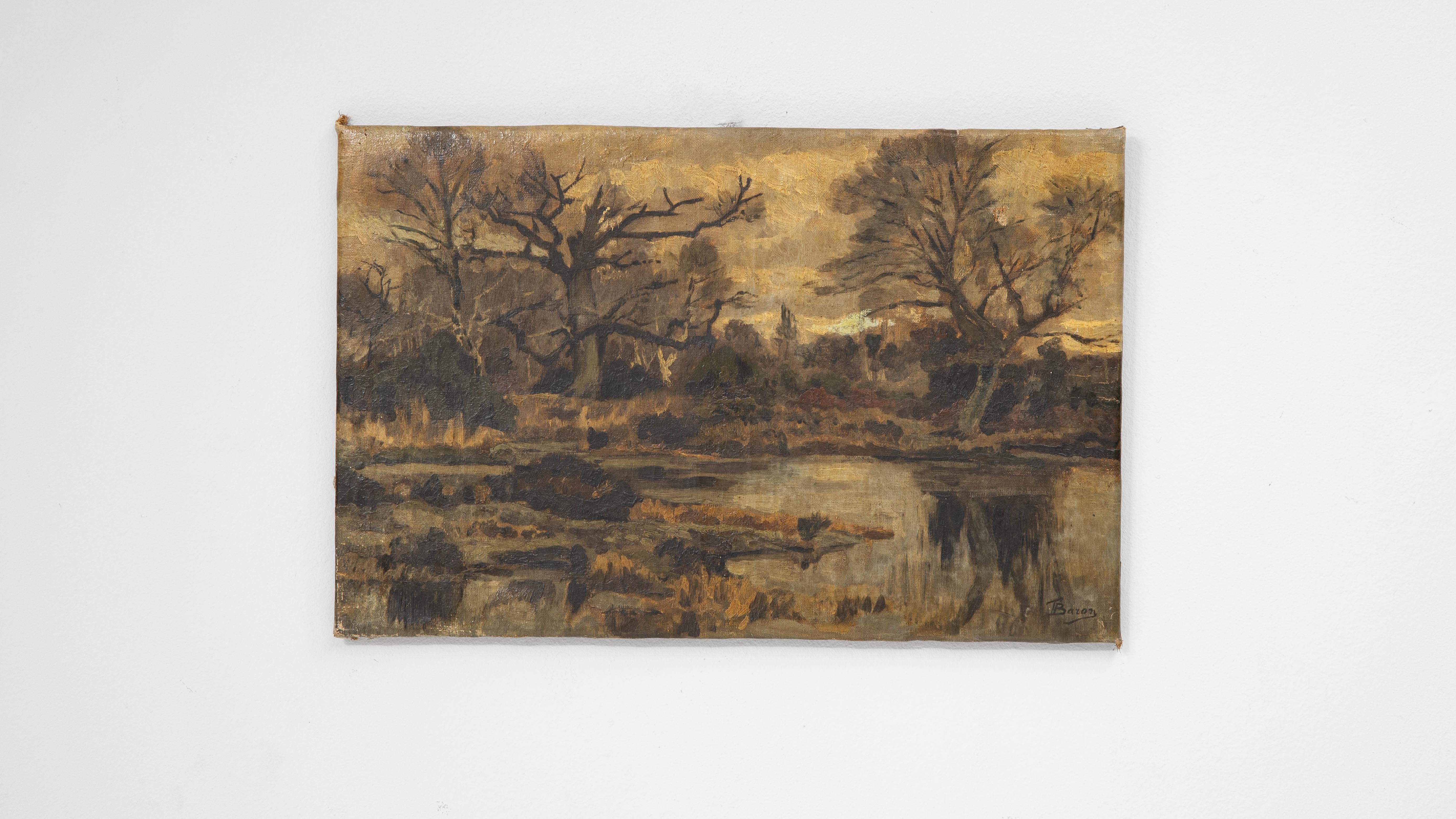 Belgische Landschaftsmalerei des 20. Jahrhunderts im Angebot 3