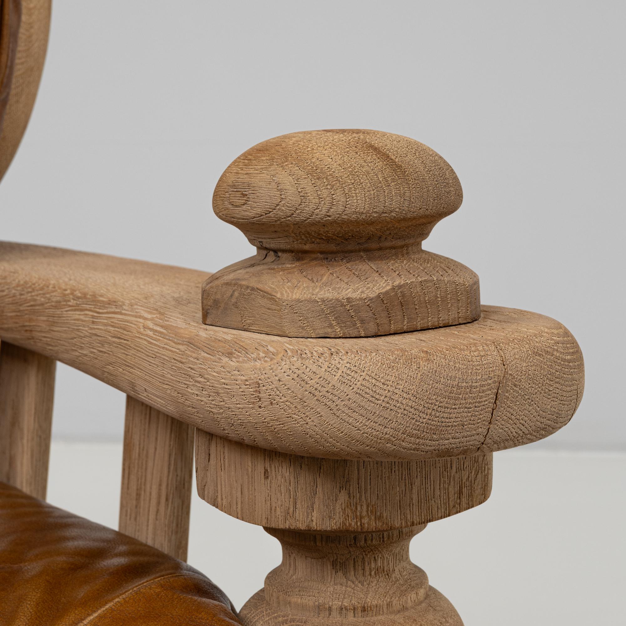 Canapé en cuir belge du 20e siècle en vente 6