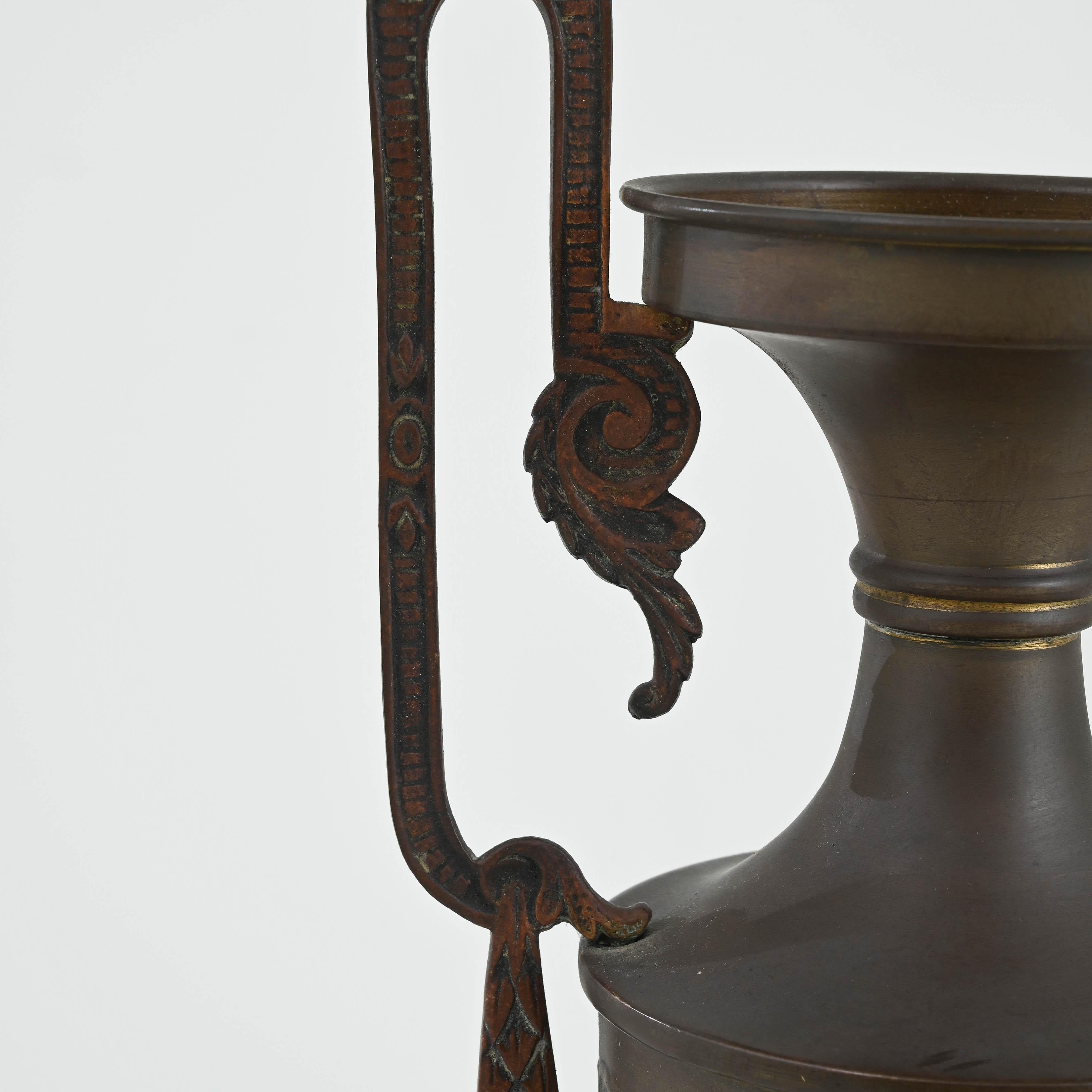 20th Century Belgian Metal Goblet 1
