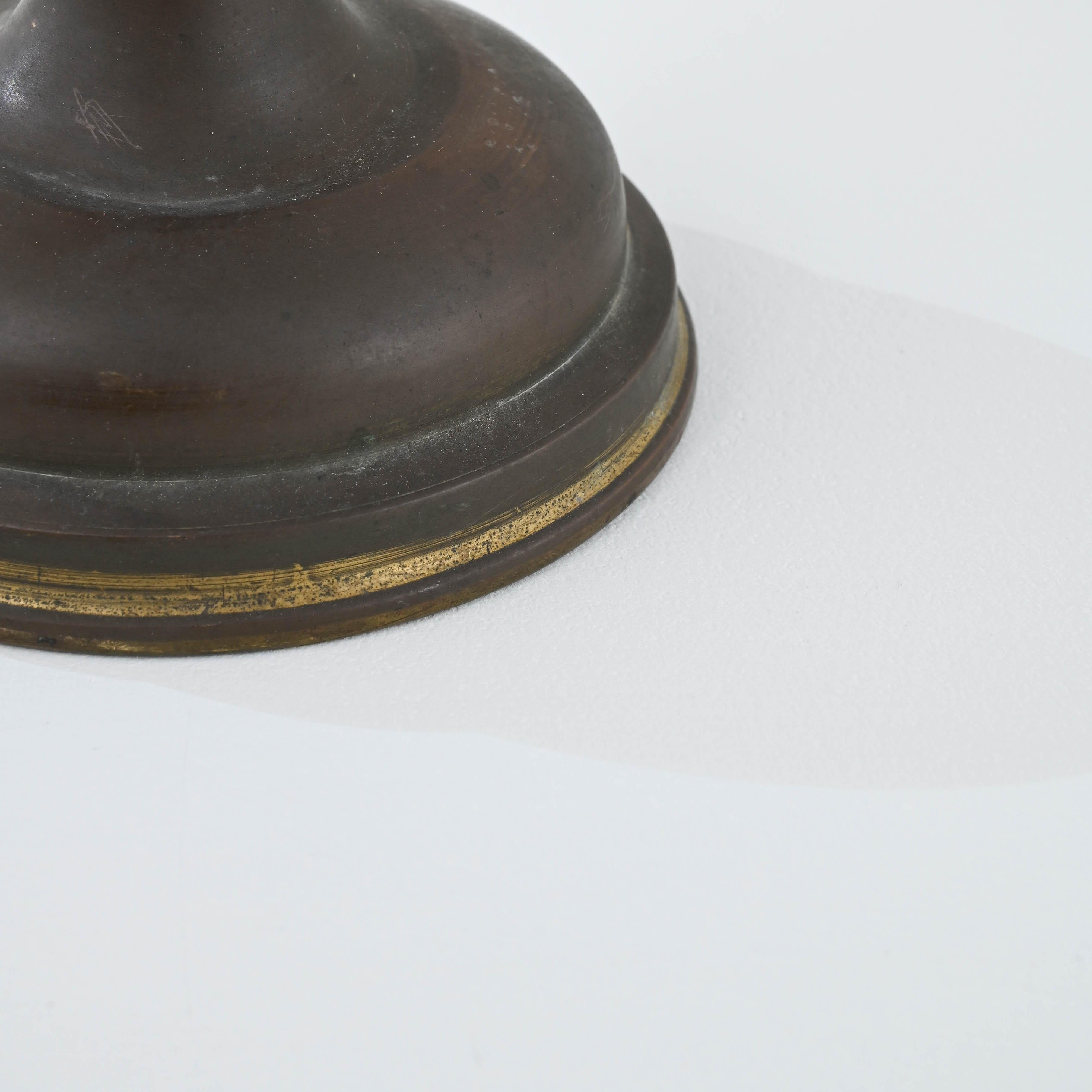 20th Century Belgian Metal Goblet 3