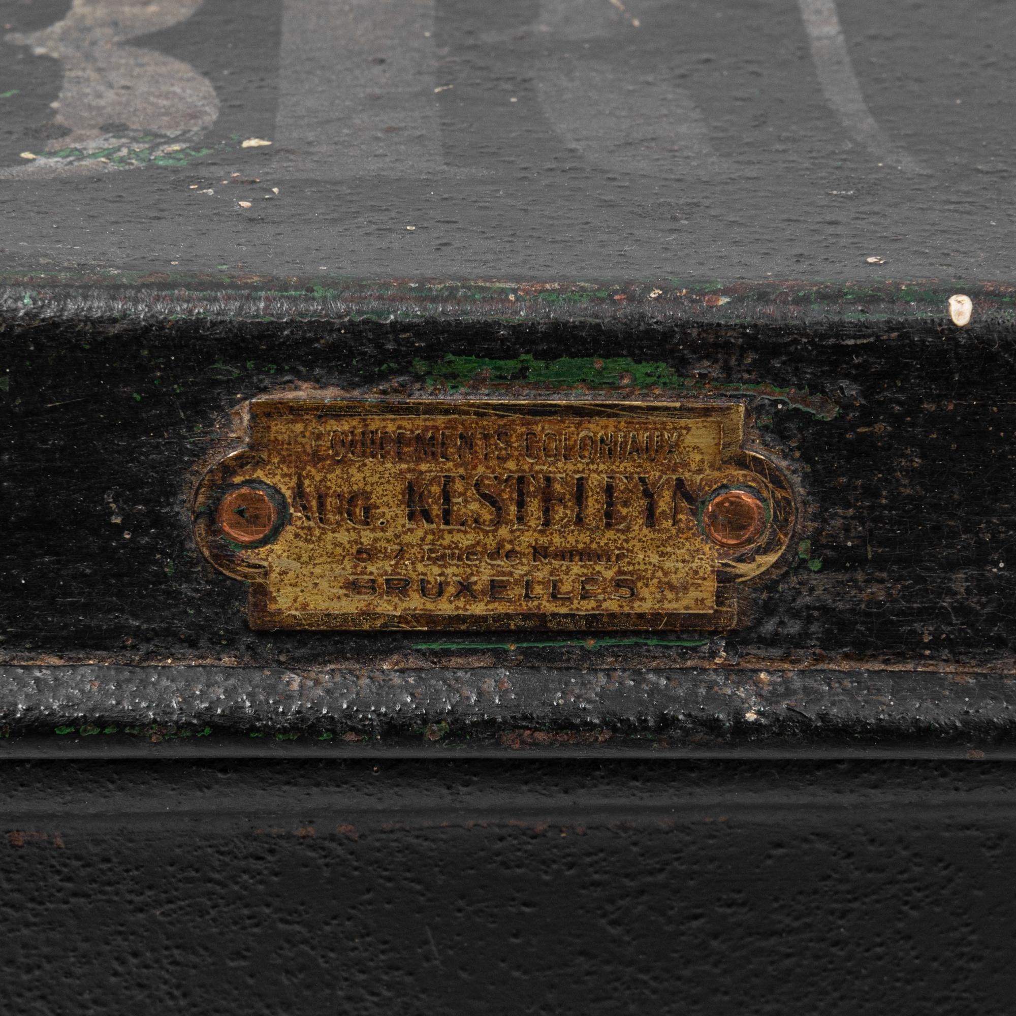 Valigia belga in metallo del XX secolo in vendita 6