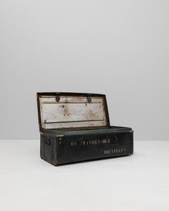 20th Century Belgian Metal Suitcase