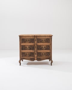 20th Century Belgian Oak Chest of Drawers