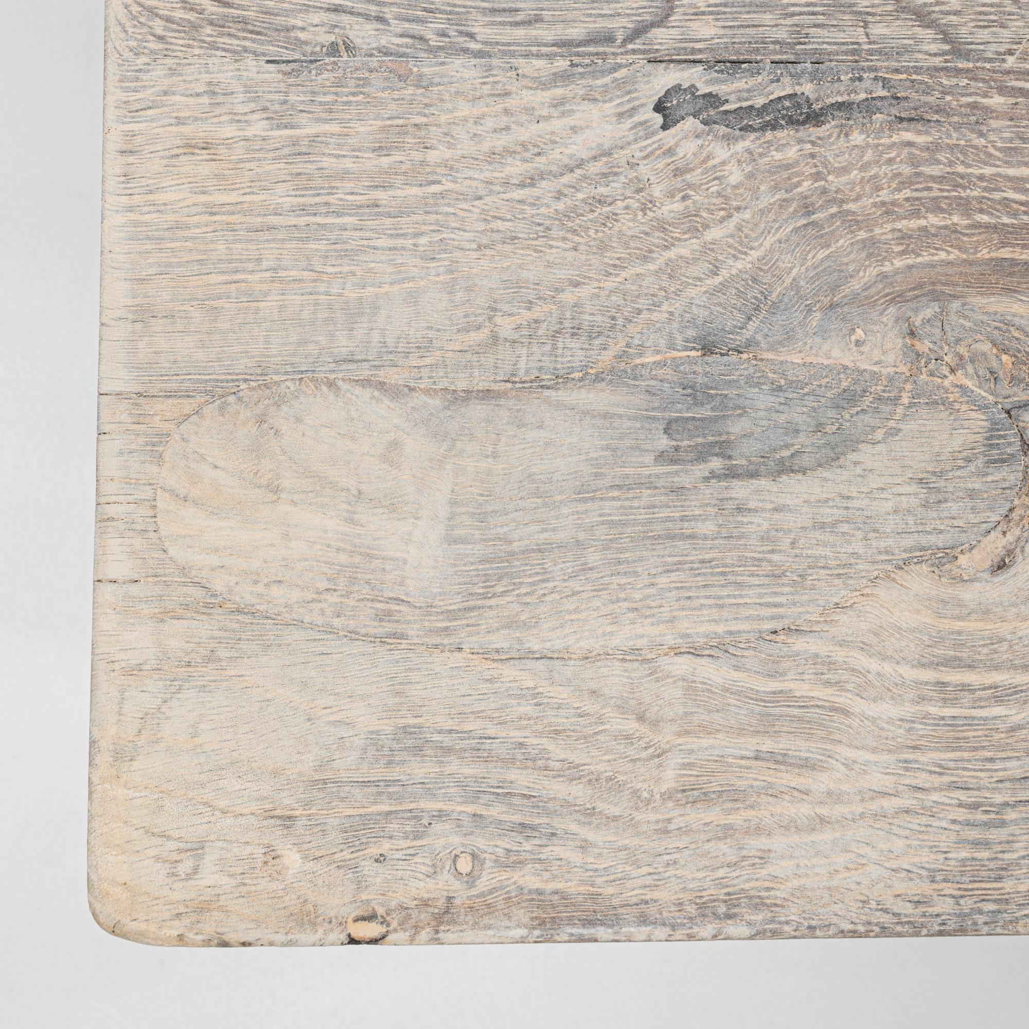 20th Century Belgian Oak Dining Table 8