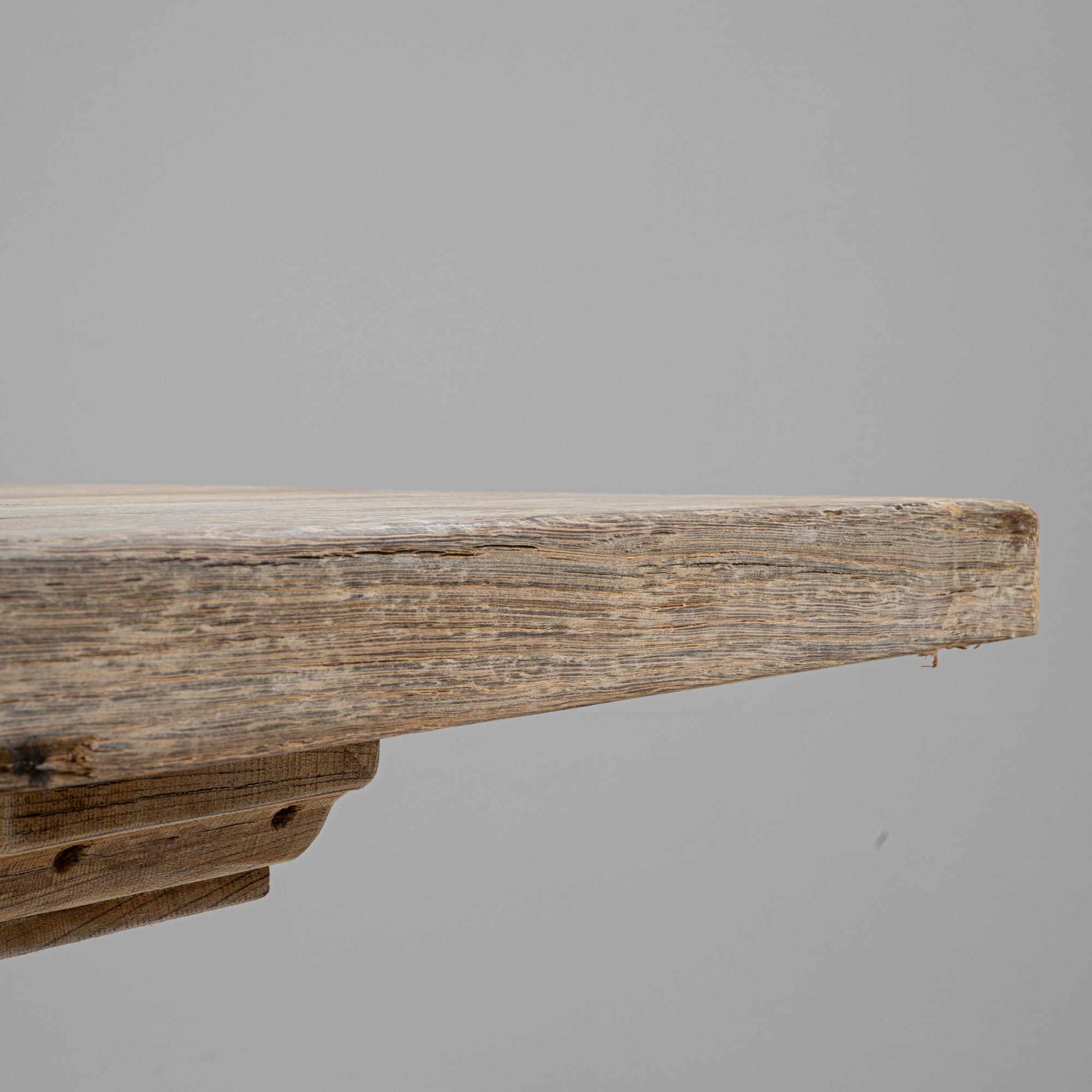 20th Century Belgian Oak Dining Table 4