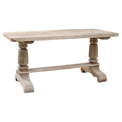 20th Century Belgian Oak Dining Table