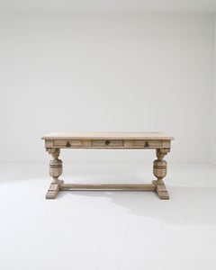 20th Century Belgian Oak Table