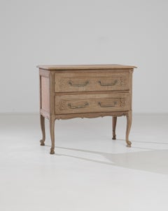 20th Century Belgian Oak Two-Drawer Chest