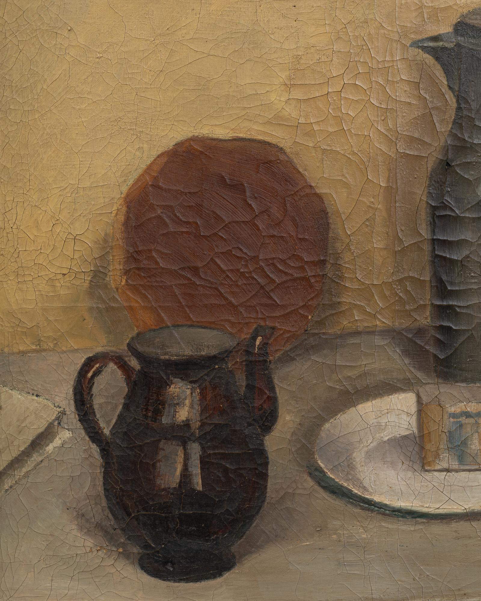 Belgisches Gemälde des 20. Jahrhunderts im Zustand „Gut“ im Angebot in High Point, NC