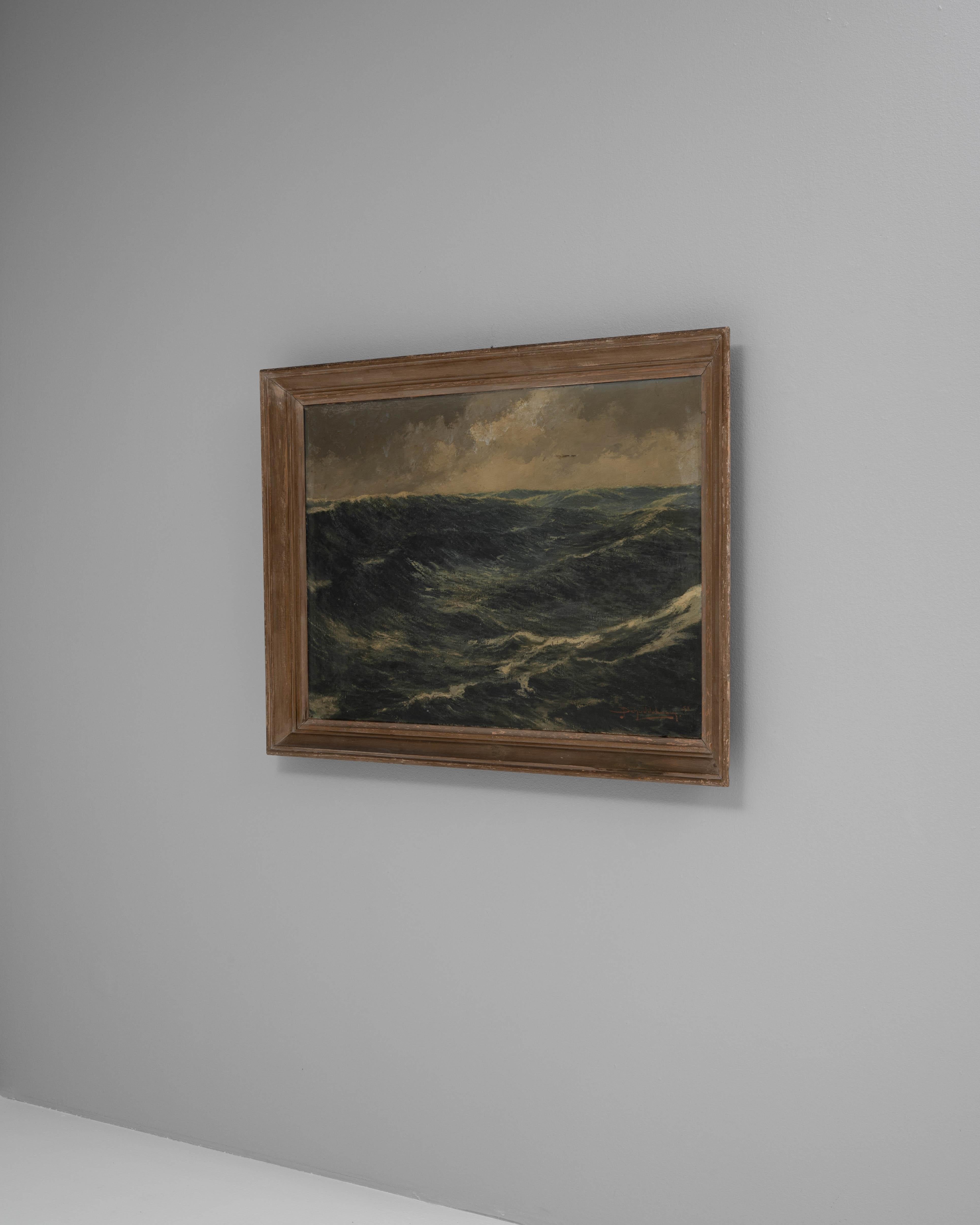 20th Century Belgian Painting In Good Condition In High Point, NC