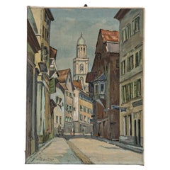 Vintage 20th Century Belgian Painting