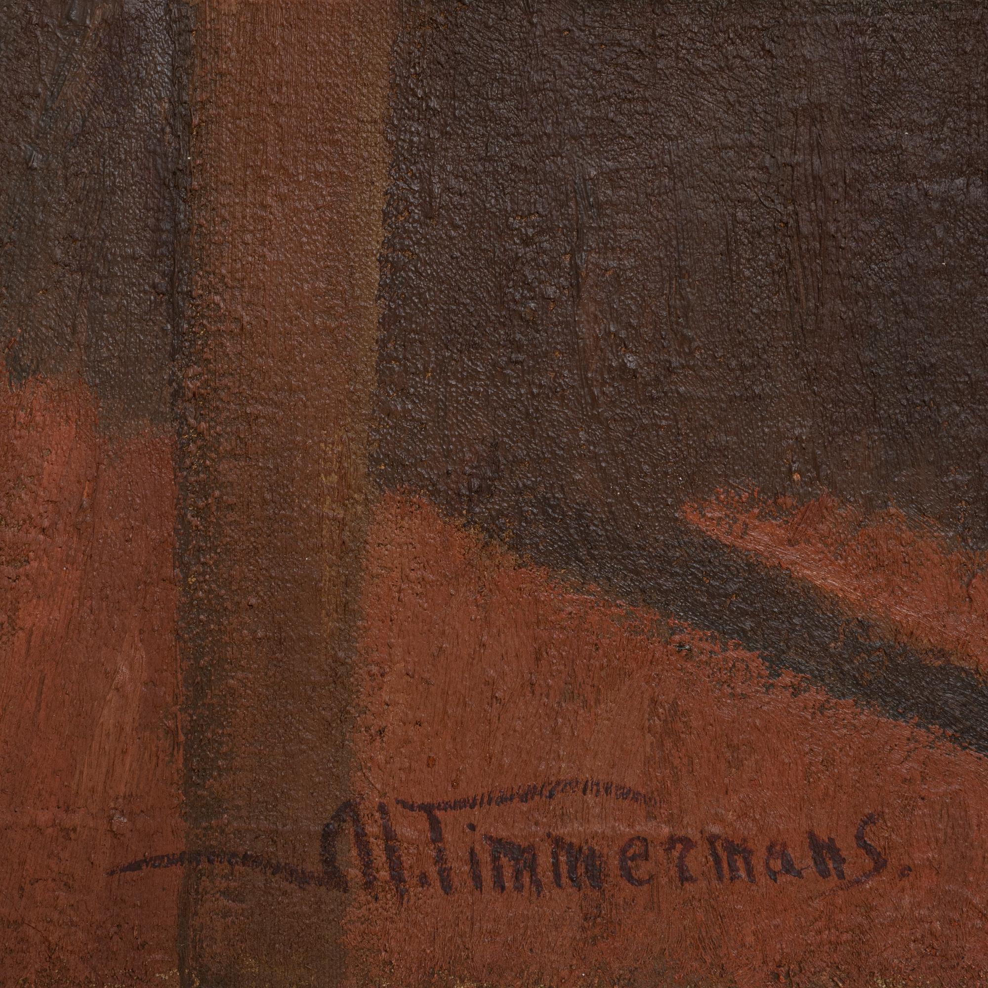 Belgisches realistisches Gemälde eines Jungen aus dem 20. im Angebot 5