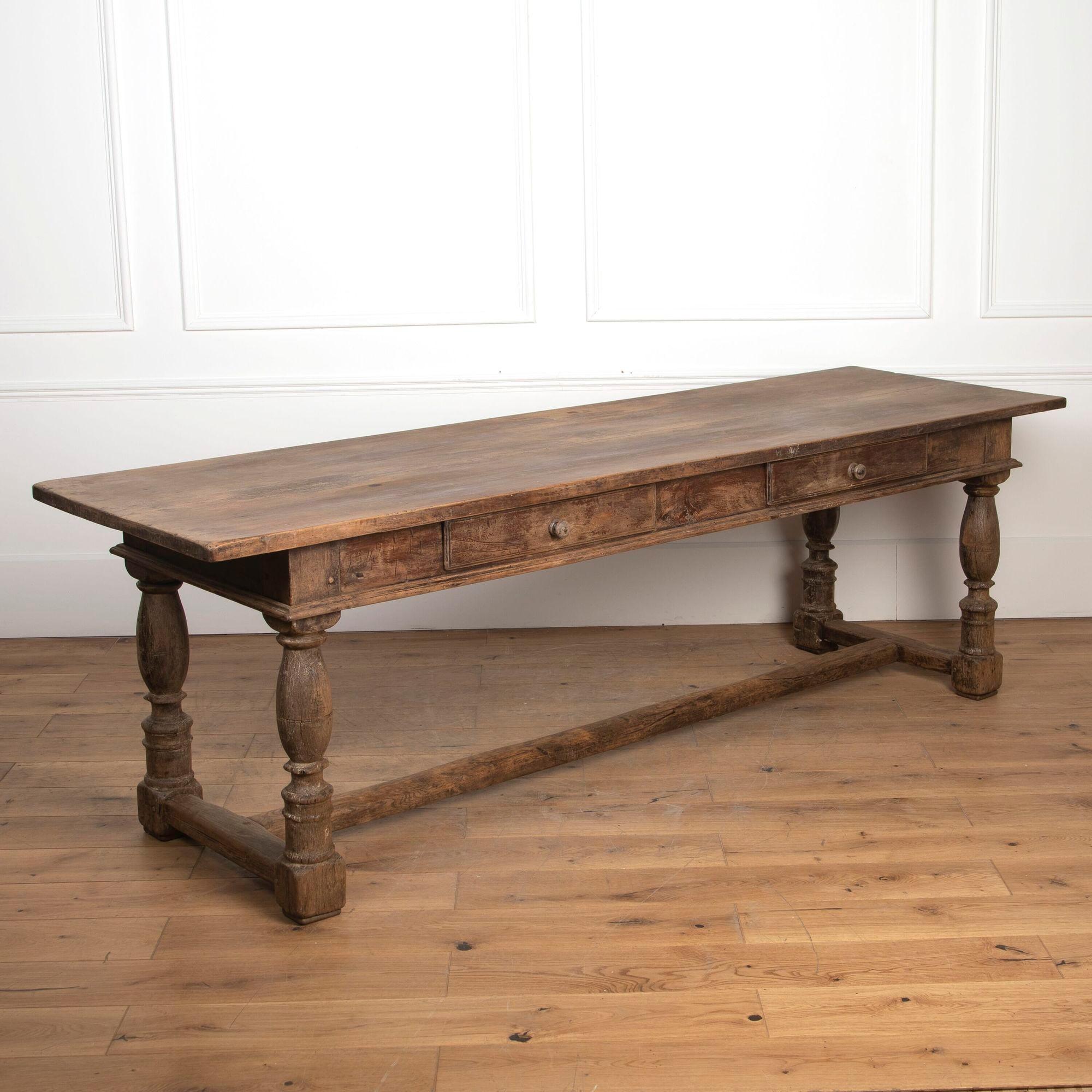 20th Century Belgian Rustic Table For Sale 2