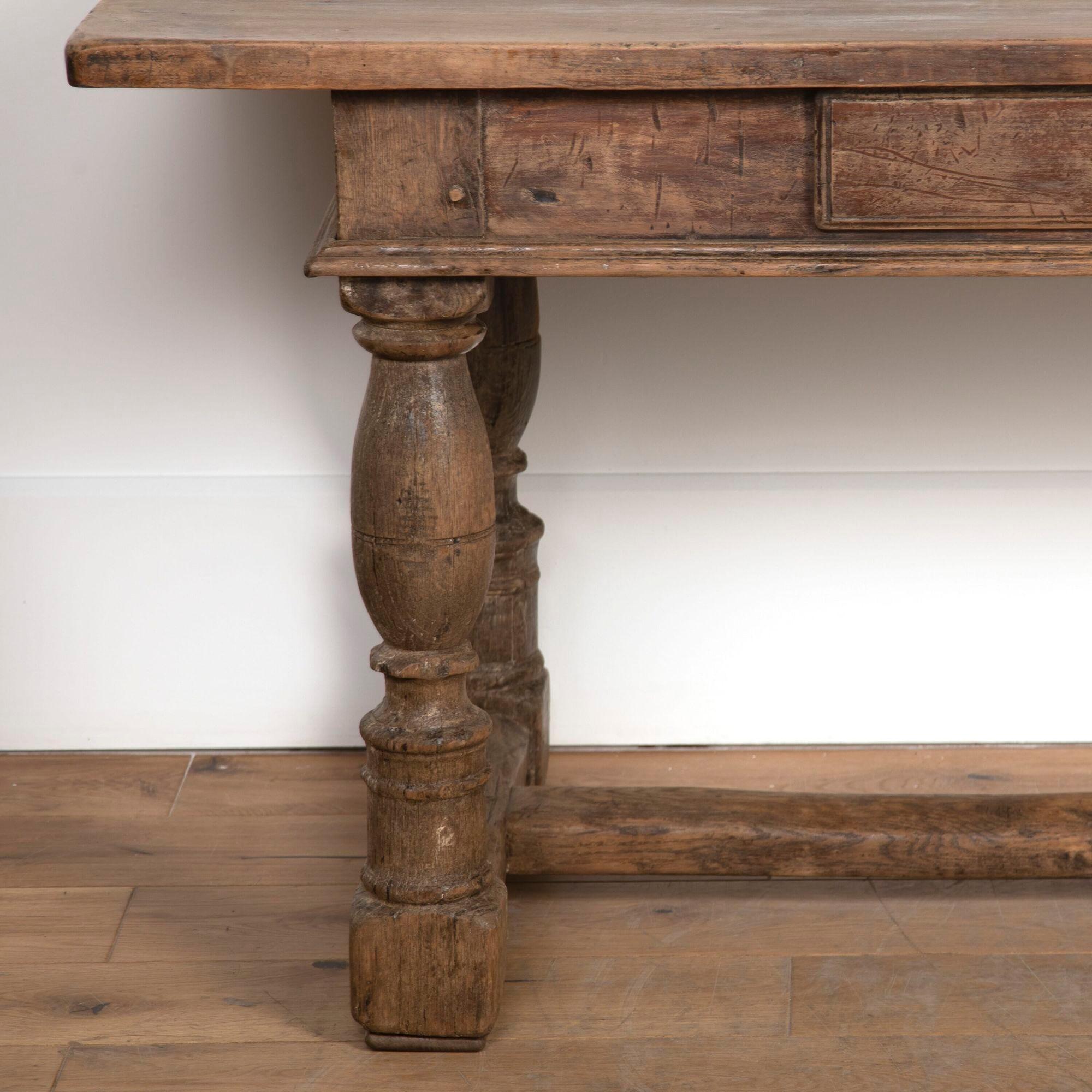 20th Century Belgian Rustic Table For Sale 4