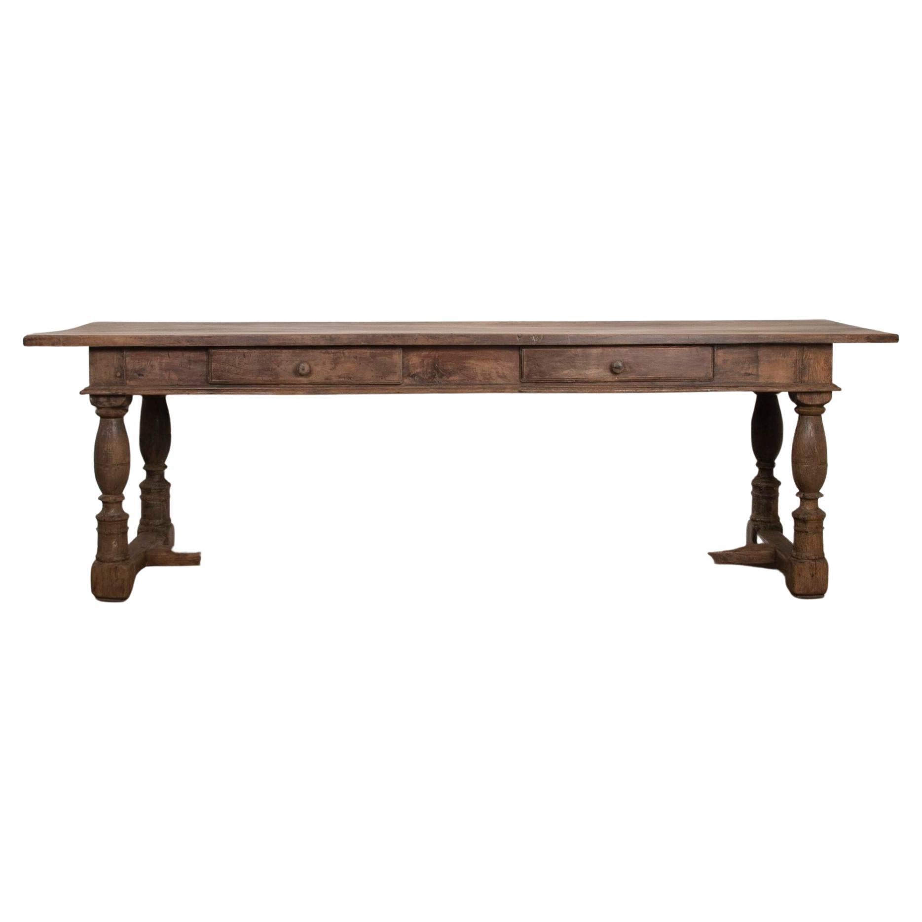 20th Century Belgian Rustic Table For Sale