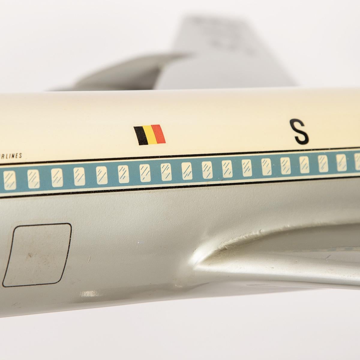 20th Century Belgian Sabena Airline Aluminium Airplane Model 3
