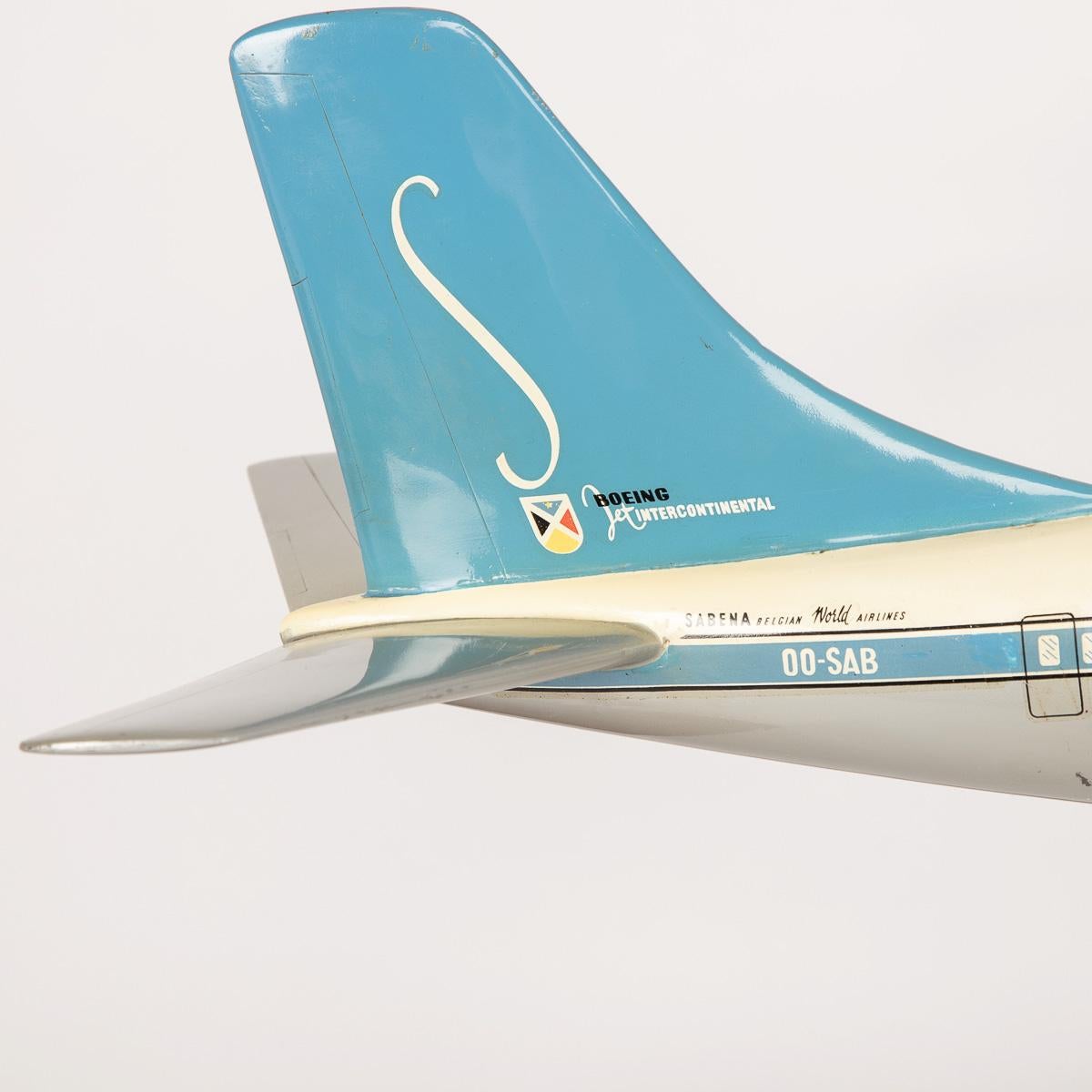 20th Century Belgian Sabena Airline Aluminium Airplane Model 11