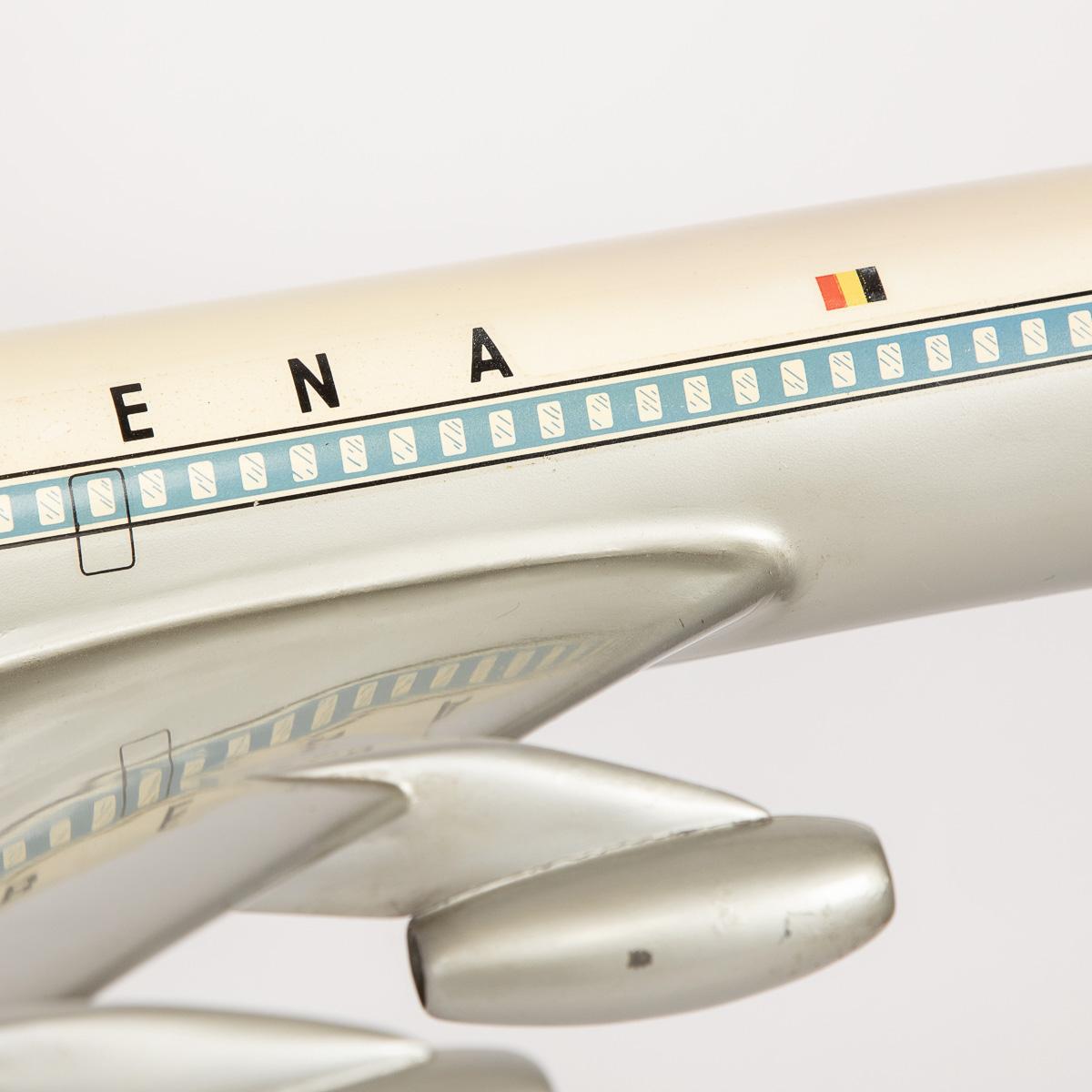 20th Century Belgian Sabena Airline Aluminium Airplane Model 12