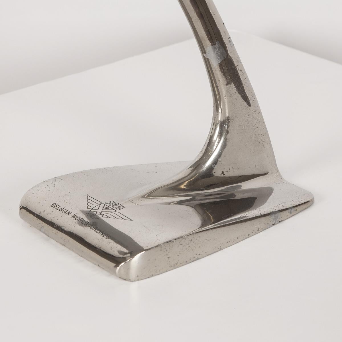 Aluminum 20th Century Belgian Sabena Airline Aluminium Airplane Model